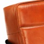 Sillón de cuero auténtico marrón canela en Sillones | Comprar online en Foru.es