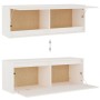 Muebles para TV 4 piezas madera maciza de pino blanco de vidaXL, Muebles TV - Ref: Foro24-3100180, Precio: 203,80 €, Descuent...