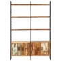 Estantería de 4 niveles madera maciza reciclada 124x30x180 cm en Librerías y estanterías | Comprar online en Foru.es