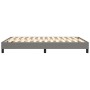 Estructura de cama de tela gris oscuro 140x190 cm de vidaXL, Camas y somieres - Ref: Foro24-3120509, Precio: 106,66 €, Descue...