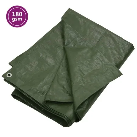 Lona HDPE verde 180 g/m² 3x5 m de vidaXL, Lonas impermeables - Ref: Foro24-151532, Precio: 23,15 €, Descuento: %