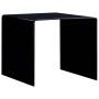 Mesa de centro de vidrio templado negro 50x50x45 cm en Mesas de centro | Comprar online en Foru.es