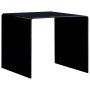 Mesa de centro de vidrio templado negro 50x50x45 cm en Mesas de centro | Comprar online en Foru.es