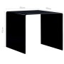 Mesa de centro de vidrio templado negro 50x50x45 cm en Mesas de centro | Comprar online en Foru.es