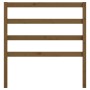 Cabecero de cama madera maciza de pino marrón miel 96x4x100 cm de vidaXL, Cabeceros y pies de cama - Ref: Foro24-817623, Prec...