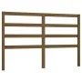 Honey brown solid pine wood bed headboard 166x4x100 cm by vidaXL, Headboards and footboards - Ref: Foro24-817653, Price: 39,2...