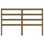 Honey brown solid pine wood bed headboard 166x4x100 cm by vidaXL, Headboards and footboards - Ref: Foro24-817653, Price: 39,2...