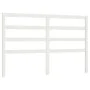 Cabecero de cama madera maciza de pino blanco 146x4x100 cm de vidaXL, Cabeceros y pies de cama - Ref: Foro24-817641, Precio: ...