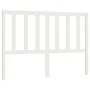Solid white pine wood bed headboard 166x4x100 cm by vidaXL, Headboards and footboards - Ref: Foro24-817751, Price: 37,00 €, D...