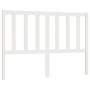 Cabecero de cama madera maciza de pino blanco 126x4x100 cm de vidaXL, Cabeceros y pies de cama - Ref: Foro24-817731, Precio: ...