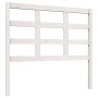 Cabecero de cama madera maciza de pino blanco 105,5x4x100 cm de vidaXL, Cabeceros y pies de cama - Ref: Foro24-817876, Precio...
