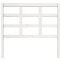 Cabecero de cama madera maciza de pino blanco 105,5x4x100 cm de vidaXL, Cabeceros y pies de cama - Ref: Foro24-817876, Precio...