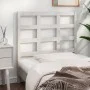 Cabecero de cama madera maciza de pino blanco 105,5x4x100 cm de vidaXL, Cabeceros y pies de cama - Ref: Foro24-817876, Precio...