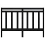 Cabecero de cama madera maciza de pino negro 166x4x100 cm de vidaXL, Cabeceros y pies de cama - Ref: Foro24-817804, Precio: 3...