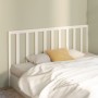 Cabecero de cama madera maciza de pino blanco 206x4x100 cm de vidaXL, Cabeceros y pies de cama - Ref: Foro24-817711, Precio: ...