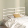 Cabecero de cama madera maciza de pino blanco 206x4x100 cm de vidaXL, Cabeceros y pies de cama - Ref: Foro24-817661, Precio: ...