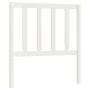 Cabecero de cama madera maciza de pino blanco 106x4x100 cm de vidaXL, Cabeceros y pies de cama - Ref: Foro24-817726, Precio: ...