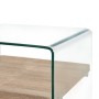 Mesa de centro de vidrio templado transparente 50x50x45 cm en Mesas de centro | Comprar online en Foru.es
