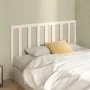 Bettkopfteil aus massivem weißem Kiefernholz, 146 x 4 x 100 cm von vidaXL, Kopf- und Fußteile - Ref: Foro24-817691, Preis: 45...