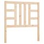 Cabecero de cama madera maciza de pino 106x4x100 cm de vidaXL, Cabeceros y pies de cama - Ref: Foro24-817825, Precio: 38,80 €...
