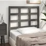 Bettkopfteil aus massivem grauem Kiefernholz, 95,5 x 4 x 100 cm von vidaXL, Kopf- und Fußteile - Ref: Foro24-817872, Preis: 2...