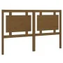 Cabecero de cama madera maciza pino marrón miel 155,5x4x100 cm de vidaXL, Cabeceros y pies de cama - Ref: Foro24-817948, Prec...