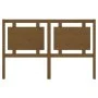 Cabecero de cama madera maciza pino marrón miel 155,5x4x100 cm de vidaXL, Cabeceros y pies de cama - Ref: Foro24-817948, Prec...