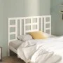Bettkopfteil aus massivem weißem Kiefernholz, 146 x 4 x 100 cm von vidaXL, Kopf- und Fußteile - Ref: Foro24-817841, Preis: 44...