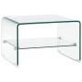 Mesa de centro de vidrio templado transparente 50x45x33 cm en Mesas de centro | Comprar online en Foru.es