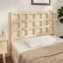 Cabecero de cama madera maciza de pino 125,5x4x100 cm de vidaXL, Cabeceros y pies de cama - Ref: Foro24-817880, Precio: 28,53...