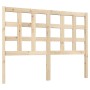 Cabecero de cama madera maciza de pino 125,5x4x100 cm de vidaXL, Cabeceros y pies de cama - Ref: Foro24-817880, Precio: 28,80...