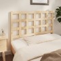 Cabecero de cama madera maciza de pino 125,5x4x100 cm de vidaXL, Cabeceros y pies de cama - Ref: Foro24-817880, Precio: 28,80...