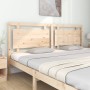 Cabecero de cama madera maciza de pino 205,5x4x100 cm de vidaXL, Cabeceros y pies de cama - Ref: Foro24-817960, Precio: 79,63...
