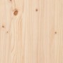 Cabecero de cama madera maciza de pino 205,5x4x100 cm de vidaXL, Cabeceros y pies de cama - Ref: Foro24-817960, Precio: 79,63...