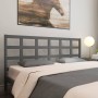 Cabecero de cama madera maciza de pino gris 205,5x4x100 cm de vidaXL, Cabeceros y pies de cama - Ref: Foro24-817912, Precio: ...
