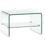 Mesa de centro de vidrio templado transparente 50x45x33 cm en Mesas de centro | Comprar online en Foru.es
