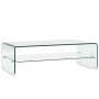 Mesa de centro de vidrio templado transparente 98x45x31 cm en Mesas de centro | Comprar online en Foru.es