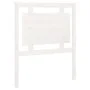 Bettkopfteil aus massivem weißem Kiefernholz, 80,5 x 4 x 100 cm von vidaXL, Kopf- und Fußteile - Ref: Foro24-817916, Preis: 5...