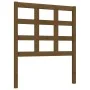 Cabecero de cama madera maciza pino marrón miel 80,5x4x100 cm de vidaXL, Cabeceros y pies de cama - Ref: Foro24-817868, Preci...