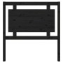 Cabecero de cama madera maciza de pino negro 95,5x4x100 cm de vidaXL, Cabeceros y pies de cama - Ref: Foro24-817924, Precio: ...