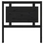 Cabecero de cama madera maciza de pino negro 95,5x4x100 cm de vidaXL, Cabeceros y pies de cama - Ref: Foro24-817924, Precio: ...