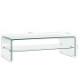 Mesa de centro de vidrio templado transparente 98x45x31 cm en Mesas de centro | Comprar online en Foru.es
