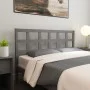 Bettkopfteil aus massivem grauem Kiefernholz, 156 x 4 x 100 cm von vidaXL, Kopf- und Fußteile - Ref: Foro24-817897, Preis: 45...