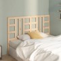 Cabecero de cama madera maciza de pino 126x4x100 cm de vidaXL, Cabeceros y pies de cama - Ref: Foro24-817830, Precio: 28,60 €...
