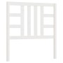 Cabecero de cama madera maciza de pino blanco 106x4x100 cm de vidaXL, Cabeceros y pies de cama - Ref: Foro24-817826, Precio: ...