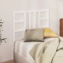 Cabecero de cama madera maciza de pino blanco 106x4x100 cm de vidaXL, Cabeceros y pies de cama - Ref: Foro24-817826, Precio: ...