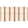 Biombo divisor de 6 paneles blanco crema 420x180 cm de vidaXL, Divisores de ambientes - Ref: Foro24-319186, Precio: 207,85 €,...