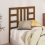 Cabecero de cama madera maciza de pino marrón miel 81x4x100 cm de vidaXL, Cabeceros y pies de cama - Ref: Foro24-817818, Prec...