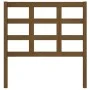 Cabecero de cama madera maciza pino marrón miel 95,5x4x100 cm de vidaXL, Cabeceros y pies de cama - Ref: Foro24-817873, Preci...