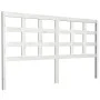 Cabecero de cama madera maciza de pino blanco 165,5x4x100 cm de vidaXL, Cabeceros y pies de cama - Ref: Foro24-817901, Precio...